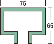 支柱断面図