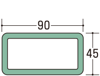 支柱断面図